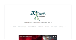 Desktop Screenshot of 20volumesalon.com